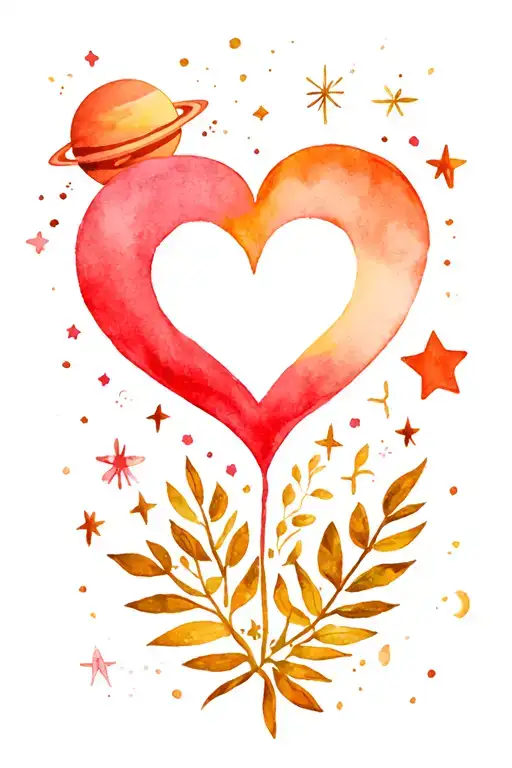 Heart And Stars And Plants And Planets