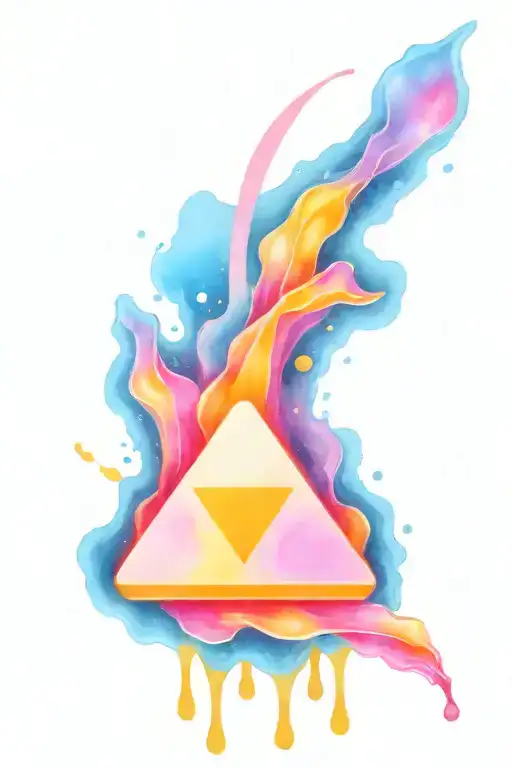 Cyberpunk Chips With Pink-blue Iridescence