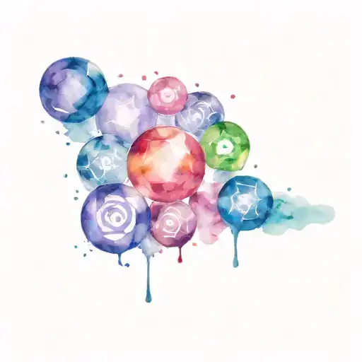 7 Chakra Balls Lining Up