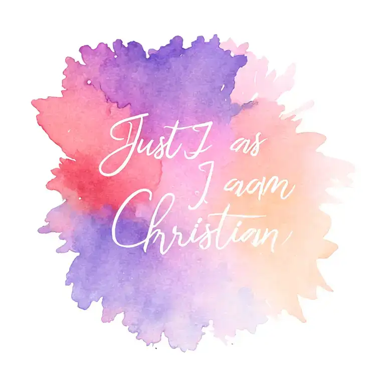 Just As I Am Christian