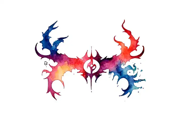 Bicep Demonic Symbols