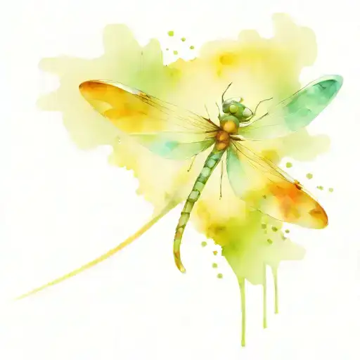 Fairy Dragonfly Flying