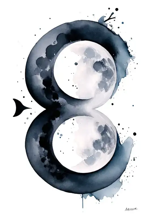 Mercure Venus Jupiter Moon Black