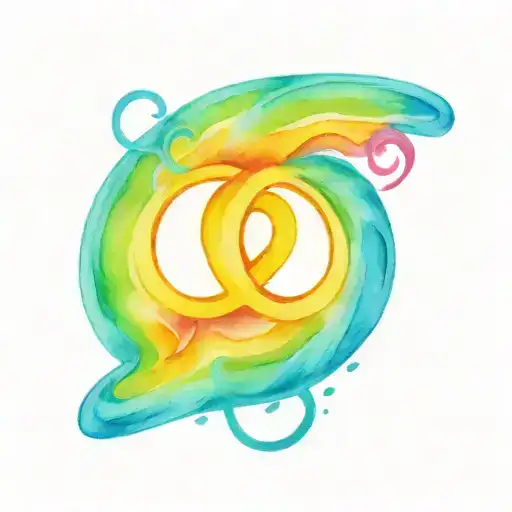 Rainbow Infinity Symbol And E-i-e-i-o