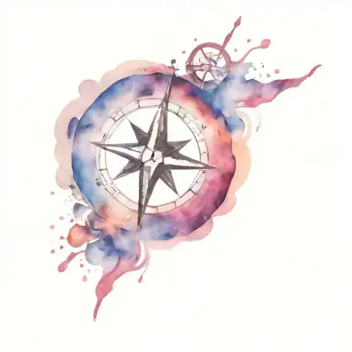 Compass With Semi Colon