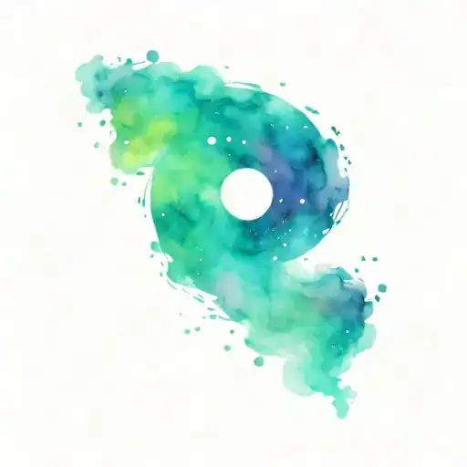 Galaxy Inside Semi Colon