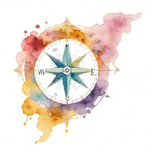 Compass With Semi Colon