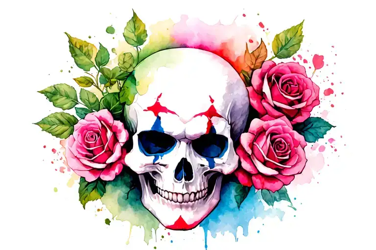 Skull Roses Joker