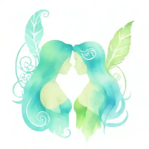 Couples Virgo Gemini Zodiac Symbols