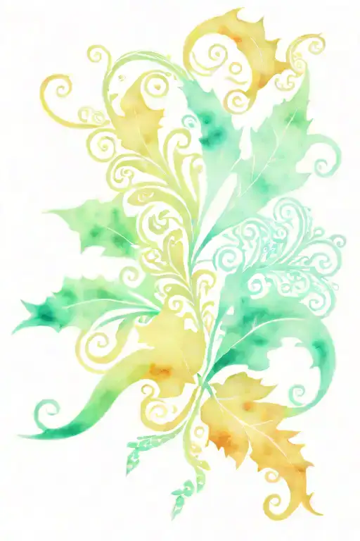 Henna Inspired Patterns Intertwined