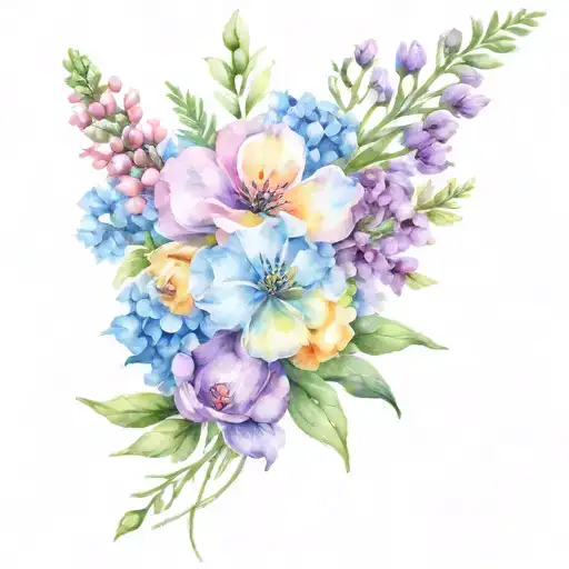 Birth Flower Bouquet