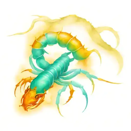 Cover Up Tatto Hiding A Scorpion