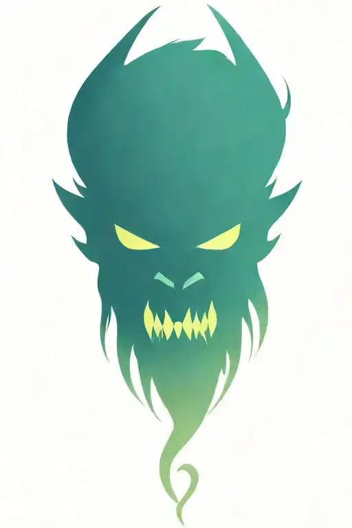 Funny Cartoon Oni Demon