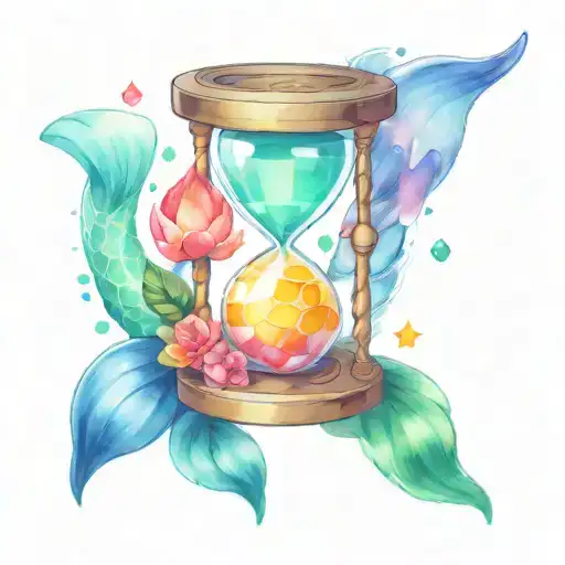 Animal Crossing New Horizons Mermaid Hourglass