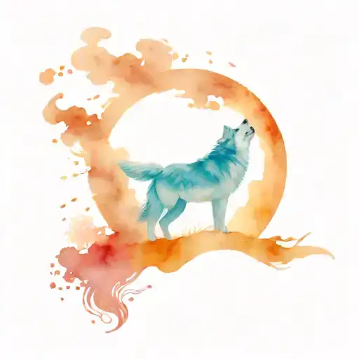 Wolves Howling At Moon