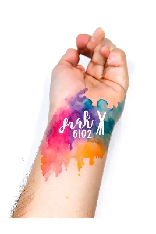 Masculine Forearm With Wife And Kids Initials Incorporated