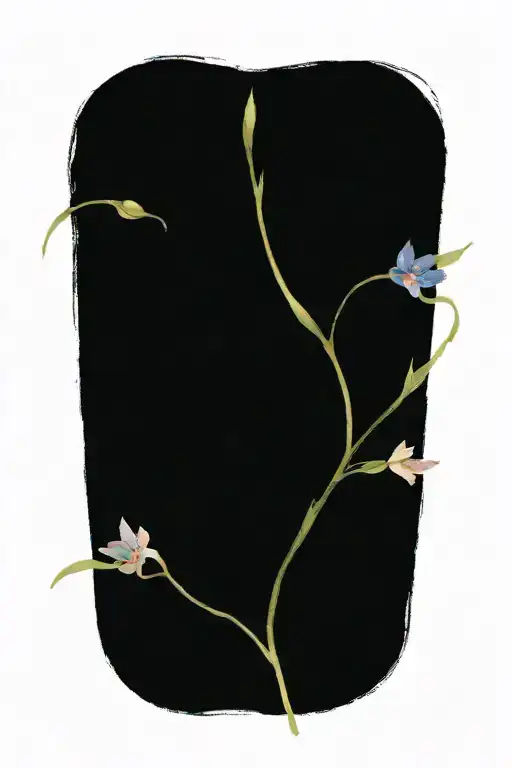 October Birth Flowers Intertwined