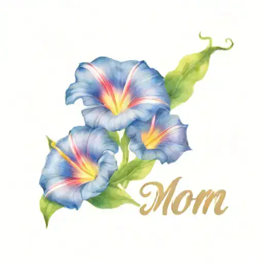 Morning Glory With Mom Name