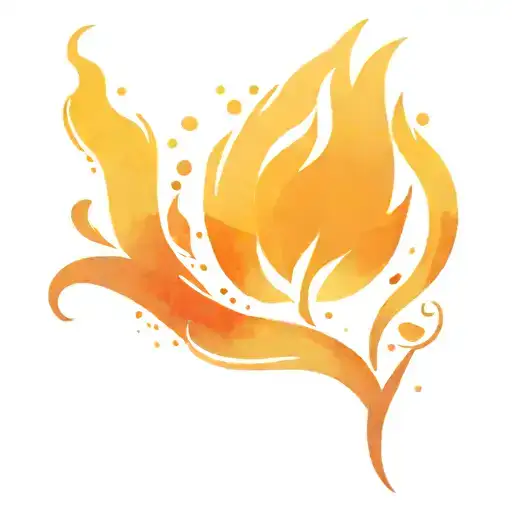 One Flame Symbol