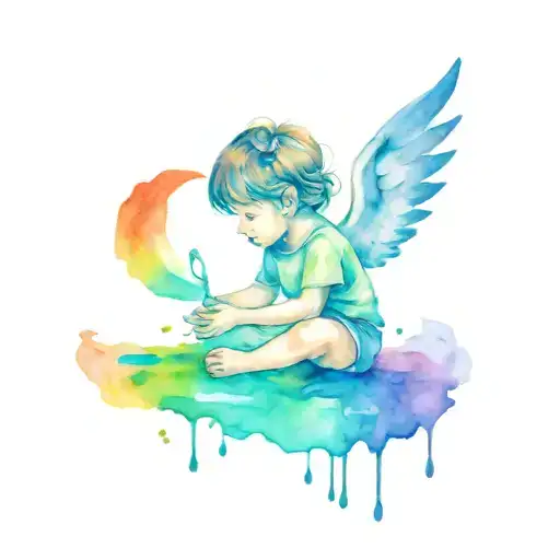 Children After Loss Rainbow Colors