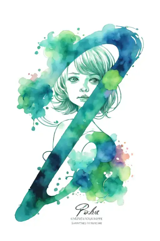 Semi Colon Little Girl