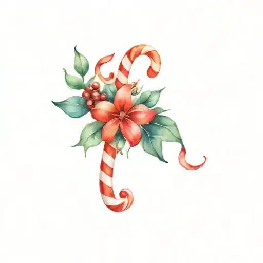 Candy Cane Love You To The Moon