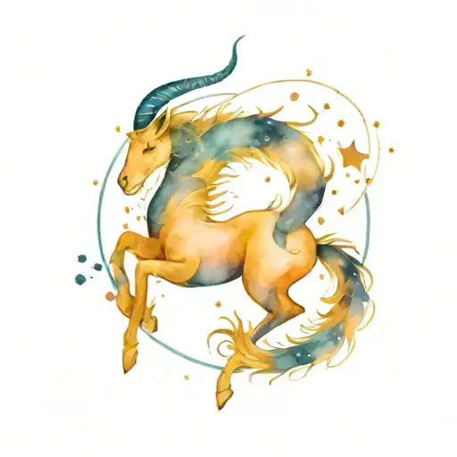 Capricorn Constellation Intertwined