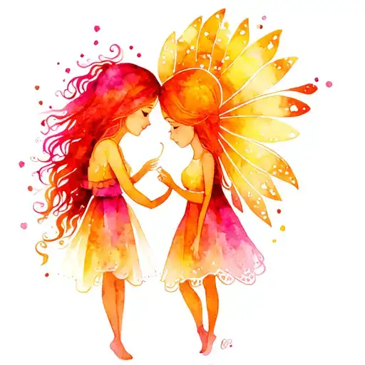 Fairy Mom And Daughter