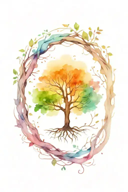 Tree Of Life With Roots