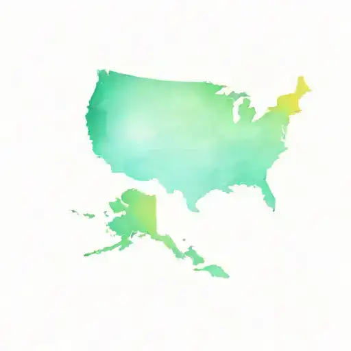 Abstract Map Of Usa Map