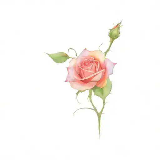 A Rose's Roots Leading To A New Seed Germinating