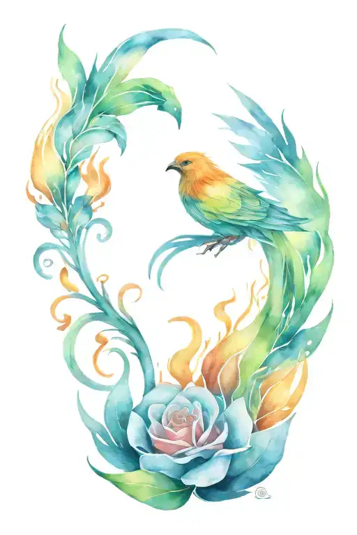 Beauty And The Beast Phoenix Rising From Ashes