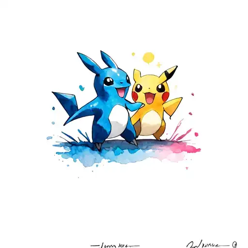 Pokemon Battle Scene