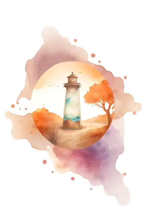 A Beach Made From Broken Hour Glass Sand That Leads To A River Into A Forest