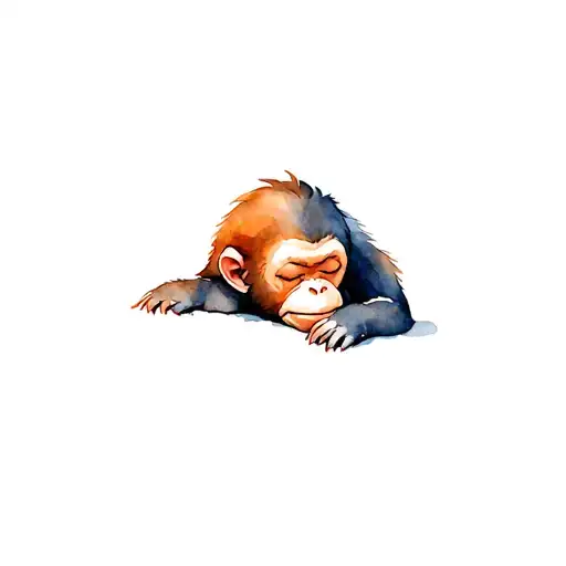 Sleeping Monkey