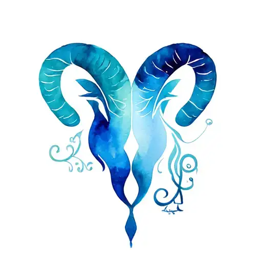Aries And Aquarius Symbol Incorporated