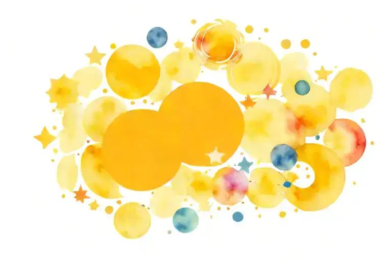 Lunar Phases Multicolor With Witchy Elements