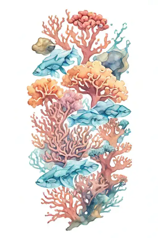 Coral Reef Saltwater Ocean