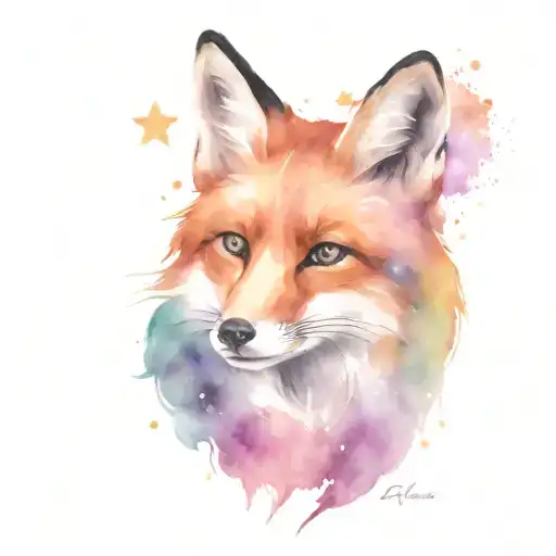 Fox And Stars