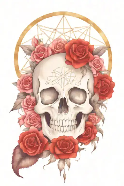 Moon Stars Dream Catcher Skull Roses Faries Coming