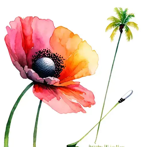 Poppy Palm Tree Golf