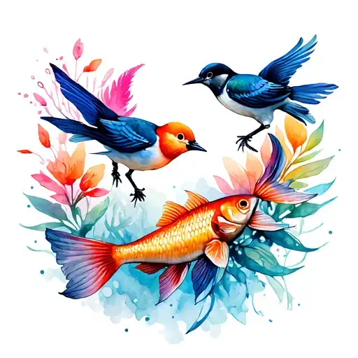 Birds And Fish