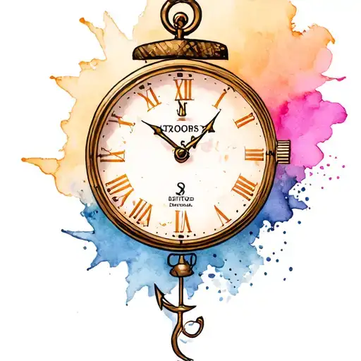 Rloj Brujula With Anchor