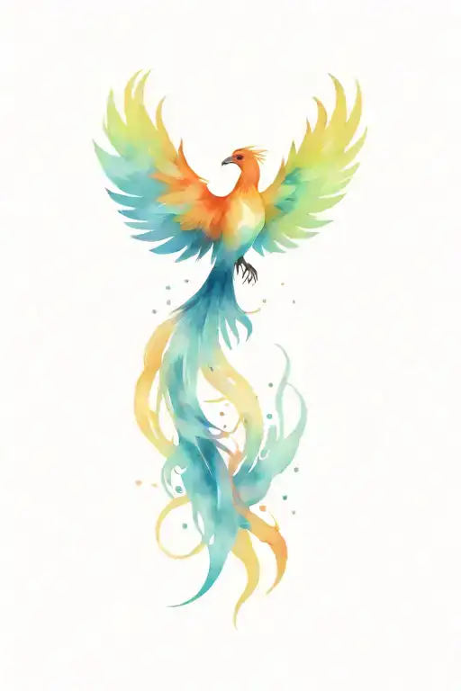 Phoenix Rising From Ashes