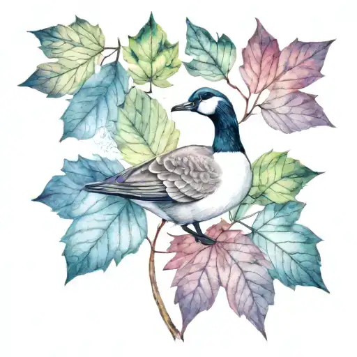 Canada Goose Mapple Leaf