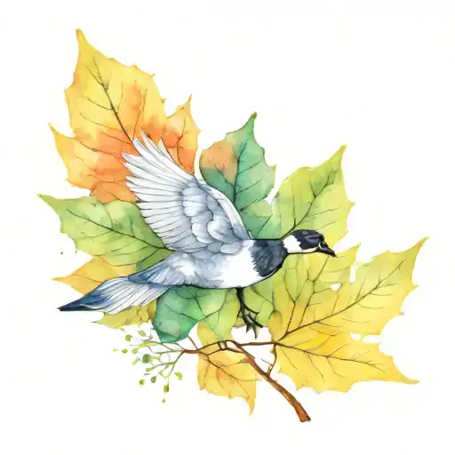 Canada Goose Mapple Leaf