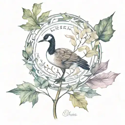 Canada Goose Mapple Leaf