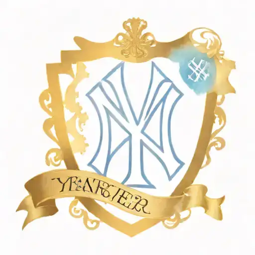 New York Yankees Logo On A Crest Shield