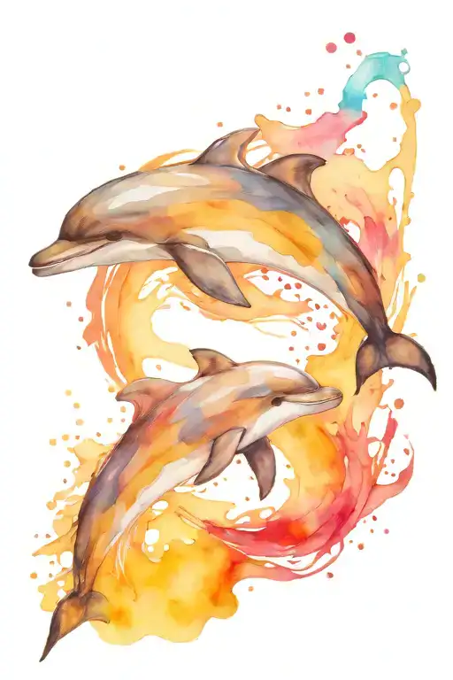 Dolphin Jumping