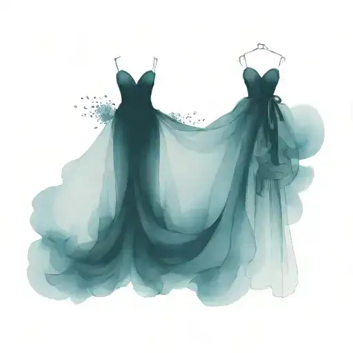 Black Wedding Dress Garder